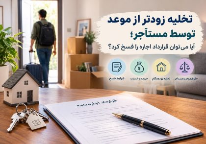 تخلیه زودهنگام و فسخ قرارداد اجاره