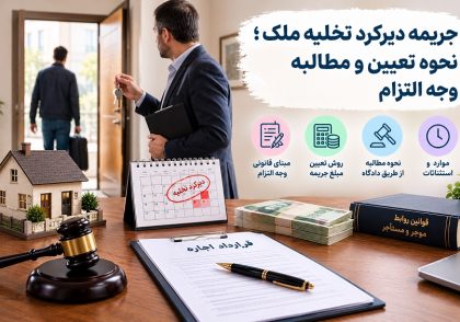 جریمه دیرکرد تخلیه ملک؛ نحوه تعیین و مطالبه وجه التزام و نکات حقوقی آن در آکادمی ایران کارگاه