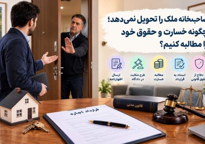 صاحب خانه ملک را تحویل نمیدهد و نکات حقوقی آن در آکامی ایران کارگاه