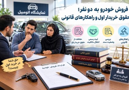 فروش خودرو به دو نفر؛ حقوق خریدار اول و راهکارهای قانونی و نکات کلیدی و حقوقی در آکادمی ایران کارگاه