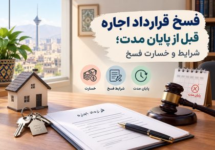 فسخ قرارداد اجاره؛ شرایط و خسارت